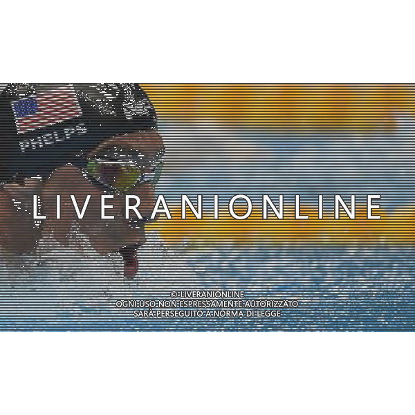 XXXI Olympic Games Giochi Olimpici Rio 2016 Rio de Janeiro - 08.08.2016 Nuoto Semifinale 200m Farfalla Maschile Nella Foto:Michael Phelps /Ph.Vitez-Ag. Aldo Liverani