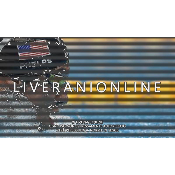 XXXI Olympic Games Giochi Olimpici Rio 2016 Rio de Janeiro - 08.08.2016 Nuoto Semifinale 200m Farfalla Maschile Nella Foto:Michael Phelps /Ph.Vitez-Ag. Aldo Liverani