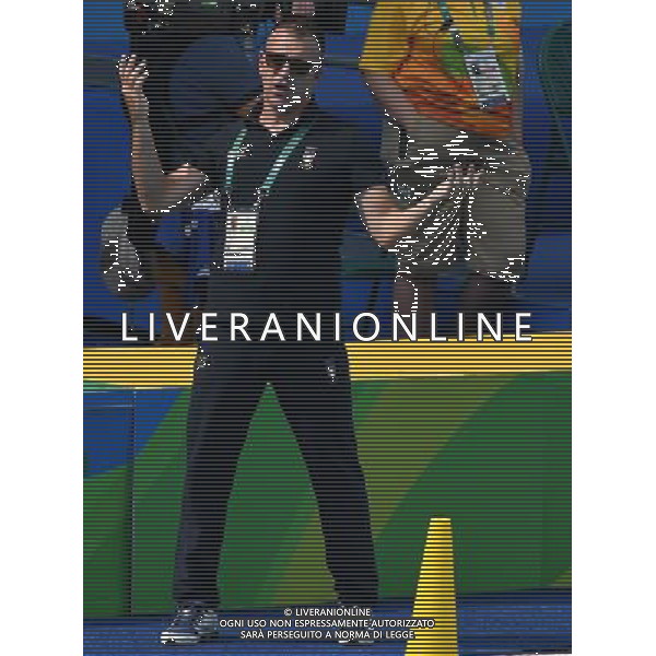 XXXI Olympic Games Giochi Olimpici Rio 2016 Rio de Janeiro - 09.08.2016 Pallanuoto Femminile Gruppo A Italia-Brasile Nella Foto:Conti Fabio /Ph.Vitez-Ag. Aldo Liverani