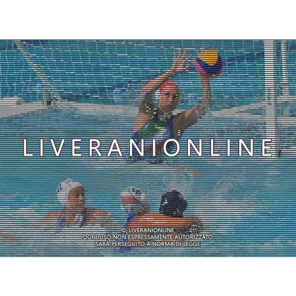 XXXI Olympic Games Giochi Olimpici Rio 2016 Rio de Janeiro - 09.08.2016 Pallanuoto Femminile Gruppo A Italia-Brasile Nella Foto:Parata di Gorlero Giulia /Ph.Vitez-Ag. Aldo Liverani