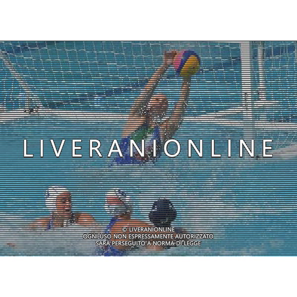 XXXI Olympic Games Giochi Olimpici Rio 2016 Rio de Janeiro - 09.08.2016 Pallanuoto Femminile Gruppo A Italia-Brasile Nella Foto:Parata di Gorlero Giulia /Ph.Vitez-Ag. Aldo Liverani