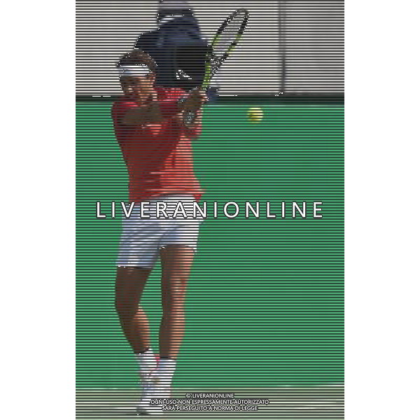 XXXI Olympic Games Giochi Olimpici Rio 2016 Rio de Janeiro - 09.08.2016 Tennis Singolare Maschile Secondo Turno Nella Foto: RAFAEL NADAL /Ph.Vitez-Ag. Aldo Liverani
