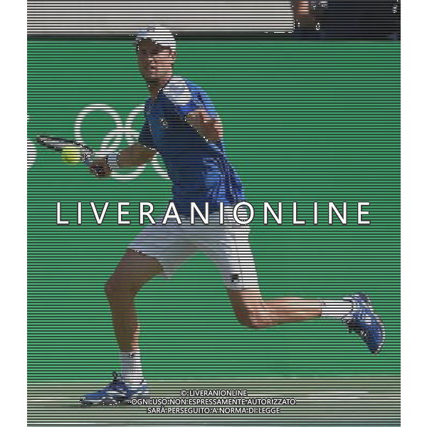 XXXI Olympic Games Giochi Olimpici Rio 2016 Rio de Janeiro - 09.08.2016 Tennis Singolare Maschile Secondo Turno Nella Foto:ANDREAS SEPPI /Ph.Vitez-Ag. Aldo Liverani
