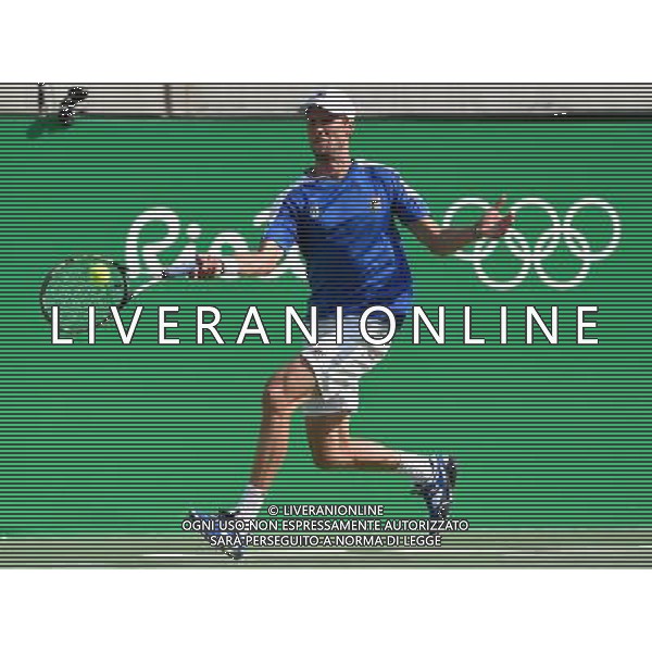 XXXI Olympic Games Giochi Olimpici Rio 2016 Rio de Janeiro - 09.08.2016 Tennis Singolare Maschile Secondo Turno Nella Foto:ANDREAS SEPPI /Ph.Vitez-Ag. Aldo Liverani