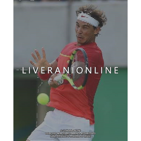 XXXI Olympic Games Giochi Olimpici Rio 2016 Rio de Janeiro - 09.08.2016 Tennis Singolare Maschile Secondo Turno Nella Foto: RAFAEL NADAL /Ph.Vitez-Ag. Aldo Liverani