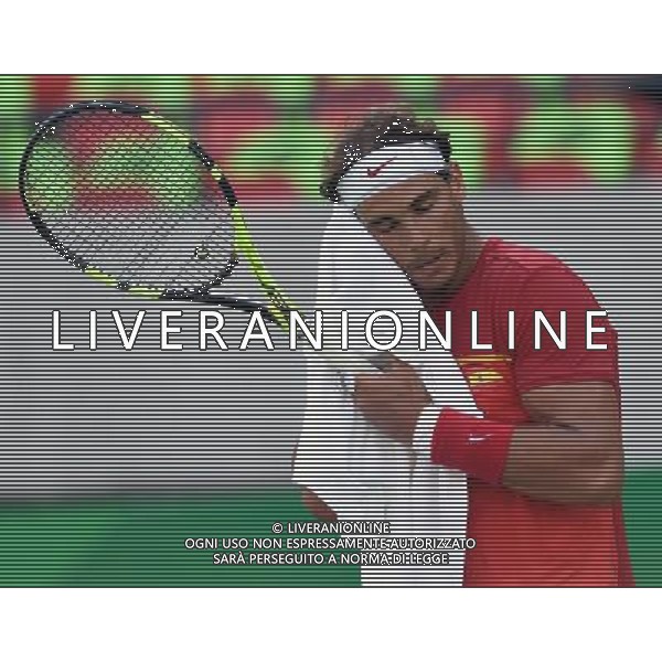 XXXI Olympic Games Giochi Olimpici Rio 2016 Rio de Janeiro - 09.08.2016 Tennis Singolare Maschile Secondo Turno Nella Foto: RAFAEL NADAL /Ph.Vitez-Ag. Aldo Liverani