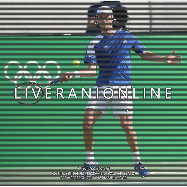 XXXI Olympic Games Giochi Olimpici Rio 2016 Rio de Janeiro - 09.08.2016 Tennis Singolare Maschile Secondo Turno Nella Foto:ANDREAS SEPPI /Ph.Vitez-Ag. Aldo Liverani