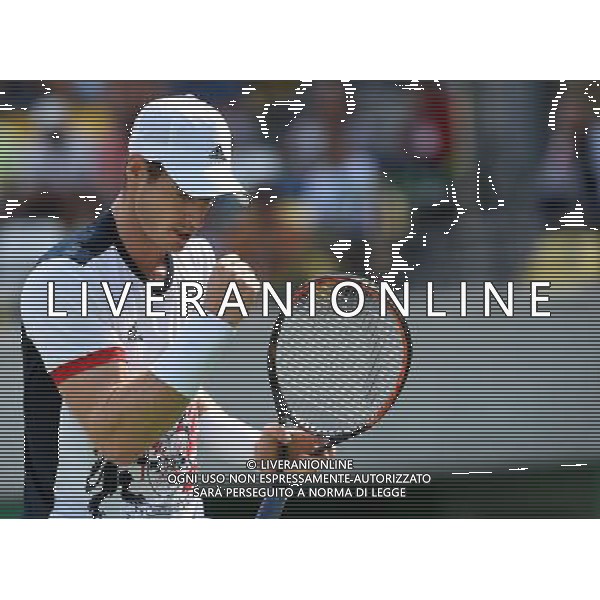 XXXI Olympic Games Giochi Olimpici Rio 2016 Rio de Janeiro - 09.08.2016 Tennis Singolare Maschile Secondo Turno Nella Foto:Monaco Juan (ARG) vs Murray Andy (GBR) /Ph.Vitez-Ag. Aldo Liverani