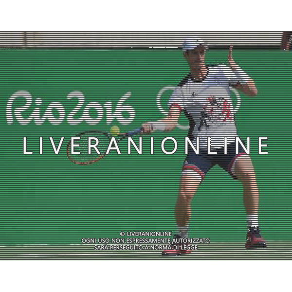 XXXI Olympic Games Giochi Olimpici Rio 2016 Rio de Janeiro - 09.08.2016 Tennis Singolare Maschile Secondo Turno Nella Foto:Monaco Juan (ARG) vs Murray Andy (GBR) /Ph.Vitez-Ag. Aldo Liverani