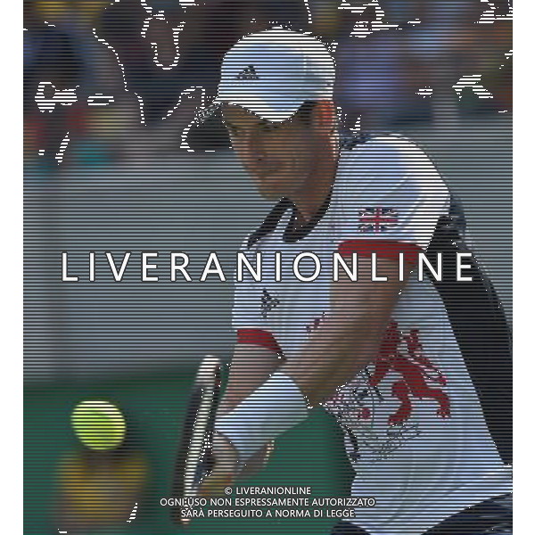 XXXI Olympic Games Giochi Olimpici Rio 2016 Rio de Janeiro - 09.08.2016 Tennis Singolare Maschile Secondo Turno Nella Foto:Monaco Juan (ARG) vs Murray Andy (GBR) /Ph.Vitez-Ag. Aldo Liverani
