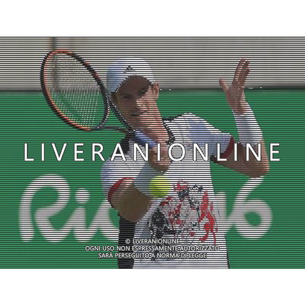 XXXI Olympic Games Giochi Olimpici Rio 2016 Rio de Janeiro - 09.08.2016 Tennis Singolare Maschile Secondo Turno Nella Foto:Monaco Juan (ARG) vs Murray Andy (GBR) /Ph.Vitez-Ag. Aldo Liverani