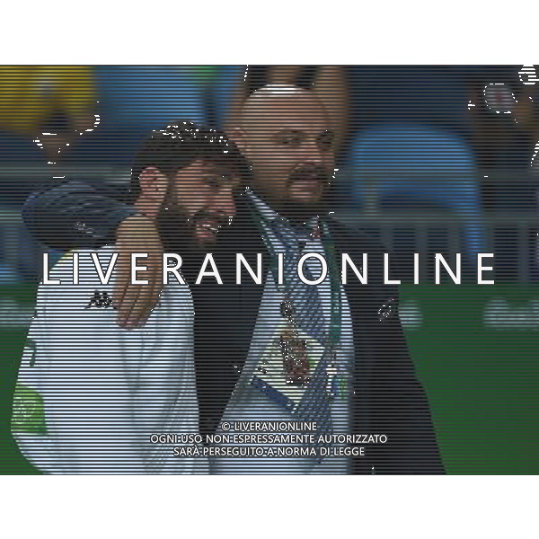 XXXI Olympic Games Giochi Olimpici Rio 2016 Rio de Janeiro - 09.08.2016 Finale per la Medaglia di Bronzo Judo 81Kg Maschile Nella Foto:Marconcini Matteo (ITA) vs Sergiu Toma (EAU) delusione di Marconcini Matteo /Ph.Vitez-Ag. Aldo Liverani