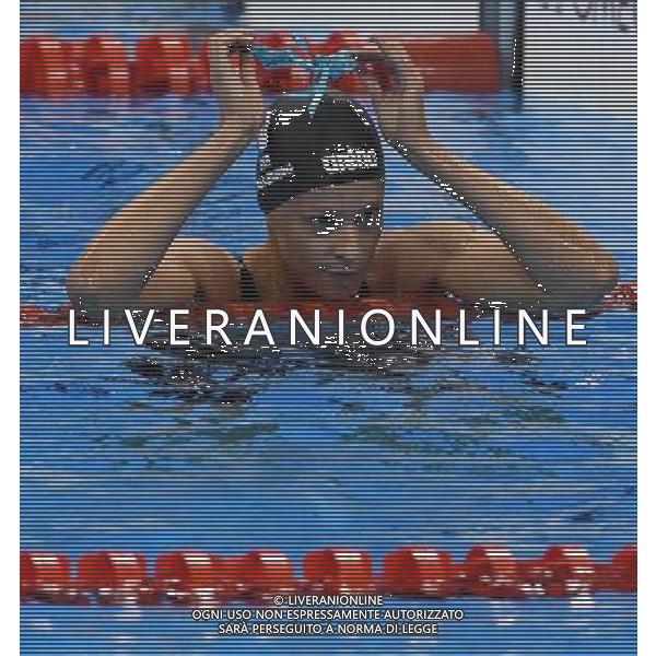 XXXI Olympic Games Giochi Olimpici Rio 2016 Rio de Janeiro - 09.08.2016 Nuoto Finali 200m Stile Libero Femminile Nella Foto:Federica Pellegrini Delusione /Ph.Vitez-Ag. Aldo Liverani