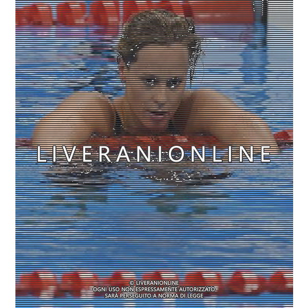 XXXI Olympic Games Giochi Olimpici Rio 2016 Rio de Janeiro - 09.08.2016 Nuoto Finali 200m Stile Libero Femminile Nella Foto:Federica Pellegrini Delusione /Ph.Vitez-Ag. Aldo Liverani