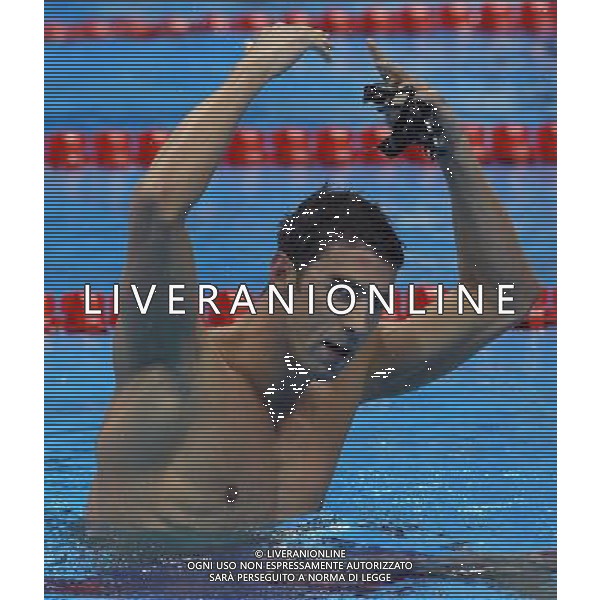 XXXI Olympic Games Giochi Olimpici Rio 2016 Rio de Janeiro - 09.08.2016 Nuoto Staffetta 4x200 Stile Libero Maschile Nella Foto:Michael Phelps festeggia la vittoria /Ph.Vitez-Ag. Aldo Liverani