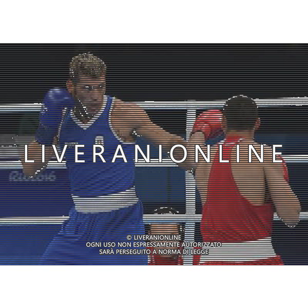 XXXI Olympic Games Giochi Olimpici Rio 2016 Rio de Janeiro - 07.08.2016 Quarti di Finale Boxe 91Kg Nella Foto:Tishchenko Evgeny (RUS) vs Russo Clemente (ITA) /Ph.Vitez-Ag. Aldo Liverani
