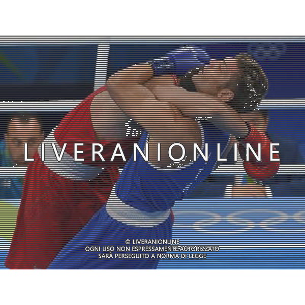 XXXI Olympic Games Giochi Olimpici Rio 2016 Rio de Janeiro - 07.08.2016 Quarti di Finale Boxe 91Kg Nella Foto:Tishchenko Evgeny (RUS) vs Russo Clemente (ITA) /Ph.Vitez-Ag. Aldo Liverani