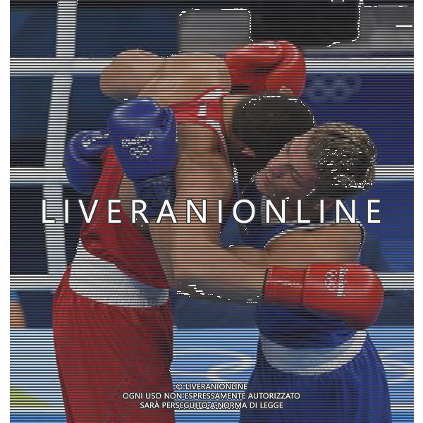 XXXI Olympic Games Giochi Olimpici Rio 2016 Rio de Janeiro - 07.08.2016 Quarti di Finale Boxe 91Kg Nella Foto:Tishchenko Evgeny (RUS) vs Russo Clemente (ITA) /Ph.Vitez-Ag. Aldo Liverani