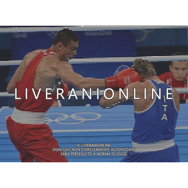 XXXI Olympic Games Giochi Olimpici Rio 2016 Rio de Janeiro - 07.08.2016 Quarti di Finale Boxe 91Kg Nella Foto:Tishchenko Evgeny (RUS) vs Russo Clemente (ITA) /Ph.Vitez-Ag. Aldo Liverani