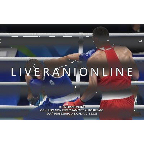 XXXI Olympic Games Giochi Olimpici Rio 2016 Rio de Janeiro - 07.08.2016 Quarti di Finale Boxe 91Kg Nella Foto:Tishchenko Evgeny (RUS) vs Russo Clemente (ITA) /Ph.Vitez-Ag. Aldo Liverani
