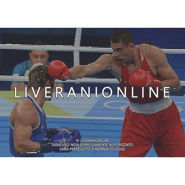 XXXI Olympic Games Giochi Olimpici Rio 2016 Rio de Janeiro - 07.08.2016 Quarti di Finale Boxe 91Kg Nella Foto:Tishchenko Evgeny (RUS) vs Russo Clemente (ITA) /Ph.Vitez-Ag. Aldo Liverani
