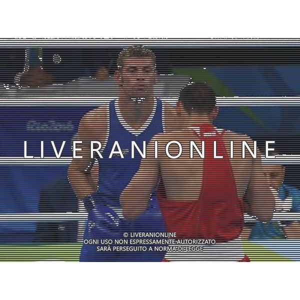 XXXI Olympic Games Giochi Olimpici Rio 2016 Rio de Janeiro - 07.08.2016 Quarti di Finale Boxe 91Kg Nella Foto:Tishchenko Evgeny (RUS) vs Russo Clemente (ITA) /Ph.Vitez-Ag. Aldo Liverani