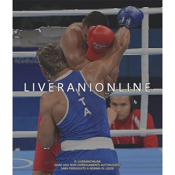 XXXI Olympic Games Giochi Olimpici Rio 2016 Rio de Janeiro - 07.08.2016 Quarti di Finale Boxe 91Kg Nella Foto:Tishchenko Evgeny (RUS) vs Russo Clemente (ITA) /Ph.Vitez-Ag. Aldo Liverani