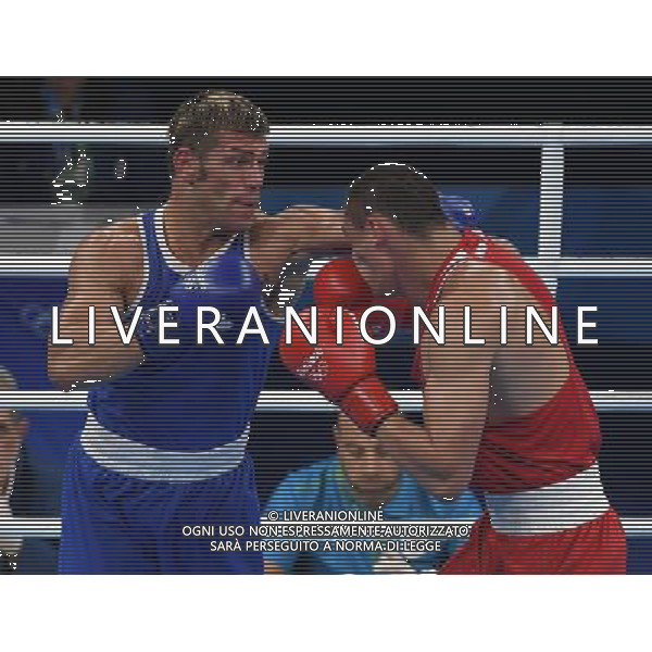 XXXI Olympic Games Giochi Olimpici Rio 2016 Rio de Janeiro - 07.08.2016 Quarti di Finale Boxe 91Kg Nella Foto:Tishchenko Evgeny (RUS) vs Russo Clemente (ITA) /Ph.Vitez-Ag. Aldo Liverani