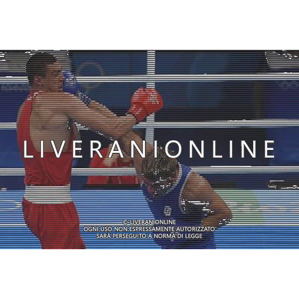 XXXI Olympic Games Giochi Olimpici Rio 2016 Rio de Janeiro - 07.08.2016 Quarti di Finale Boxe 91Kg Nella Foto:Tishchenko Evgeny (RUS) vs Russo Clemente (ITA) /Ph.Vitez-Ag. Aldo Liverani