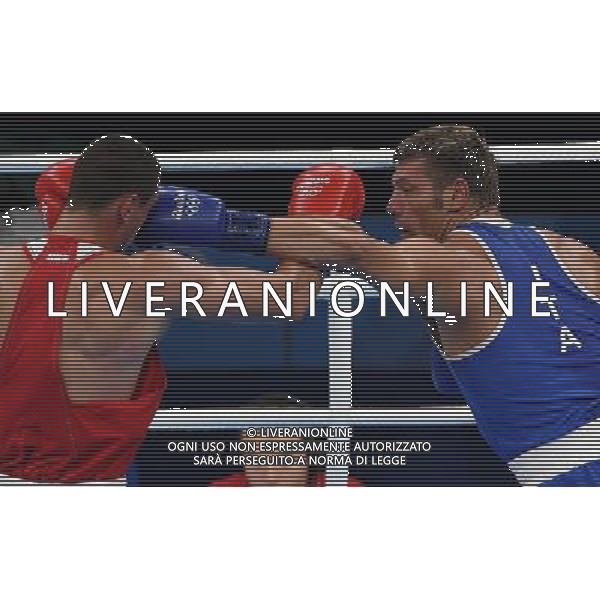 XXXI Olympic Games Giochi Olimpici Rio 2016 Rio de Janeiro - 07.08.2016 Quarti di Finale Boxe 91Kg Nella Foto:Tishchenko Evgeny (RUS) vs Russo Clemente (ITA) /Ph.Vitez-Ag. Aldo Liverani