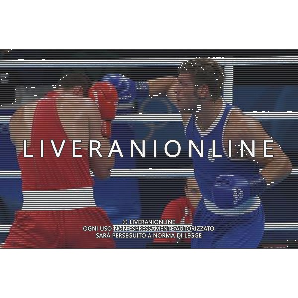 XXXI Olympic Games Giochi Olimpici Rio 2016 Rio de Janeiro - 07.08.2016 Quarti di Finale Boxe 91Kg Nella Foto:Tishchenko Evgeny (RUS) vs Russo Clemente (ITA) /Ph.Vitez-Ag. Aldo Liverani