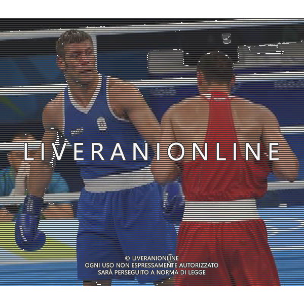 XXXI Olympic Games Giochi Olimpici Rio 2016 Rio de Janeiro - 07.08.2016 Quarti di Finale Boxe 91Kg Nella Foto:Tishchenko Evgeny (RUS) vs Russo Clemente (ITA) /Ph.Vitez-Ag. Aldo Liverani