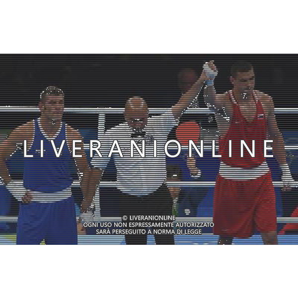 XXXI Olympic Games Giochi Olimpici Rio 2016 Rio de Janeiro - 07.08.2016 Quarti di Finale Boxe 91Kg Nella Foto:Russo Clemente (ITA) delusione /Ph.Vitez-Ag. Aldo Liverani