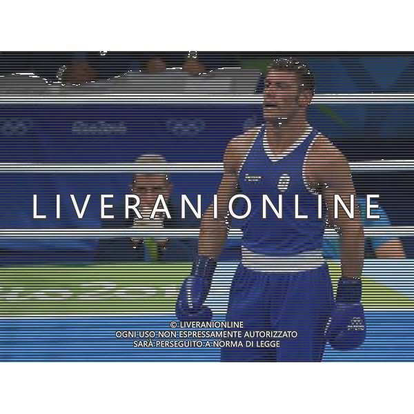 XXXI Olympic Games Giochi Olimpici Rio 2016 Rio de Janeiro - 07.08.2016 Quarti di Finale Boxe 91Kg Nella Foto:Russo Clemente (ITA) delusione /Ph.Vitez-Ag. Aldo Liverani