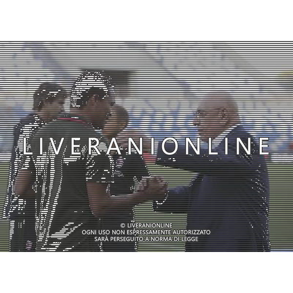 MILAN - CELTA VIGO - SASSUOLO TROFEO TIM REGGIO EMILIA 10 AGOSTO 2016 NELLA FOTO ADRIANO GALLIANI CON CARLOS BACCA ©GS/AGENZIA ALDO LIVERANI SAS