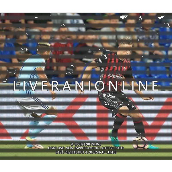 MILAN - CELTA VIGO - SASSUOLO TROFEO TIM REGGIO EMILIA 10 AGOSTO 2016 NELLA FOTO IGNAZIO ABATE E BLANCO ©GS/AGENZIA ALDO LIVERANI SAS