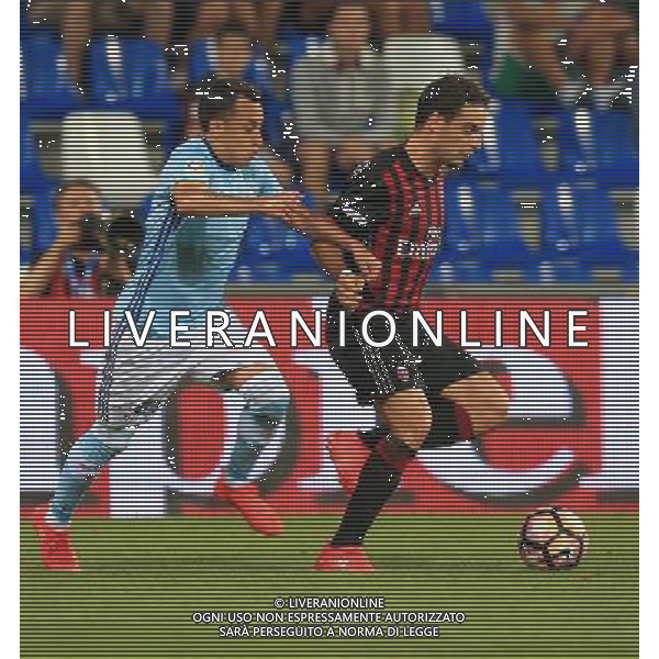 MILAN - CELTA VIGO - SASSUOLO TROFEO TIM REGGIO EMILIA 10 AGOSTO 2016 NELLA FOTO BONAVENTURA GIACOMO ©GS/AGENZIA ALDO LIVERANI SAS