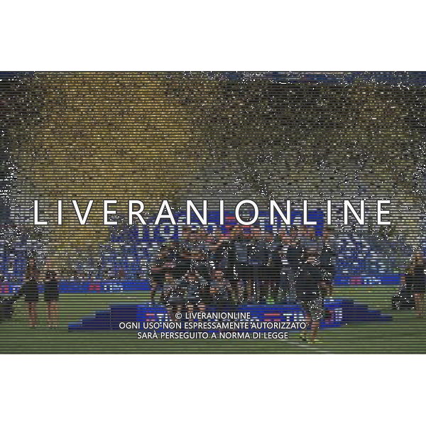 MILAN - CELTA VIGO - SASSUOLO TROFEO TIM REGGIO EMILIA 10 AGOSTO 2016 NELLA FOTO LA PREMIAZIONE CON LA CONSEGNA DELLA COPPA AL CELTA VIGO VINCITORE DEL TROFEO ©GS/AGENZIA ALDO LIVERANI SAS