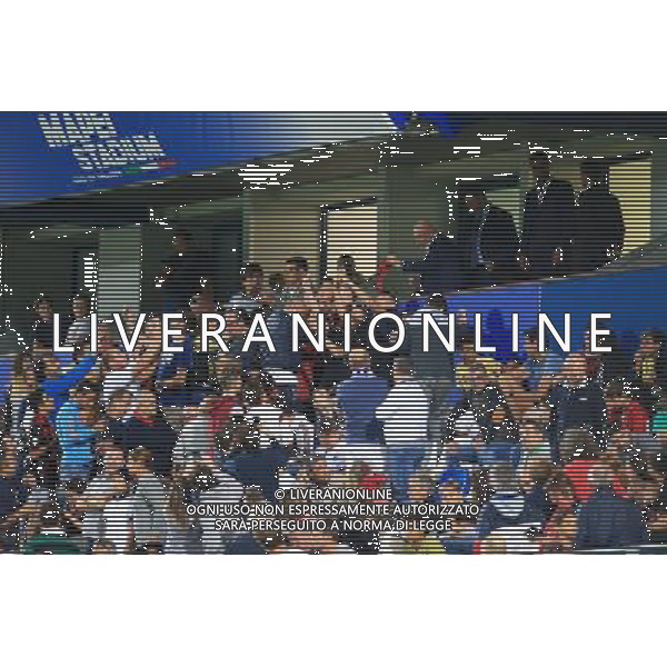 MILAN - CELTA VIGO - SASSUOLO TROFEO TIM REGGIO EMILIA 10 AGOSTO 2016 NELLA FOTO ADRIANO GALLIANI CON I TIFOSI ©GS/AGENZIA ALDO LIVERANI SAS