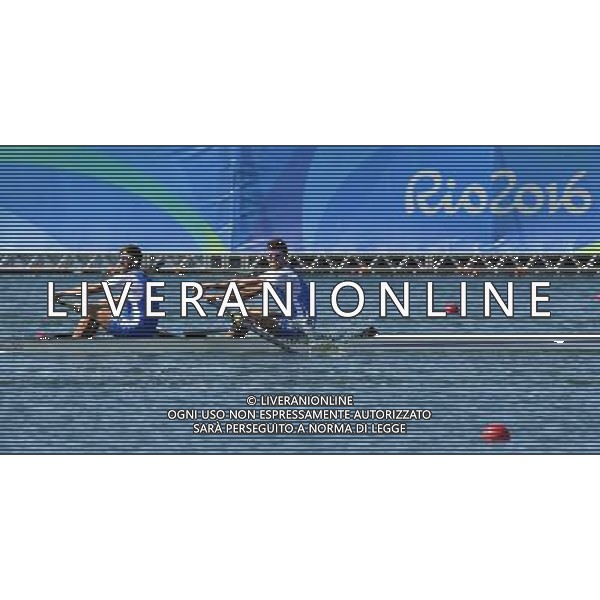 XXXI Olympic Games Giochi Olimpici Rio 2016 Rio de Janeiro - 11.08.2016 Canottaggio FInale 2 Senza Maschile Nella Foto:La gioia di Di Costanzo e Abagnale /Ph.Vitez-Ag. Aldo Liverani