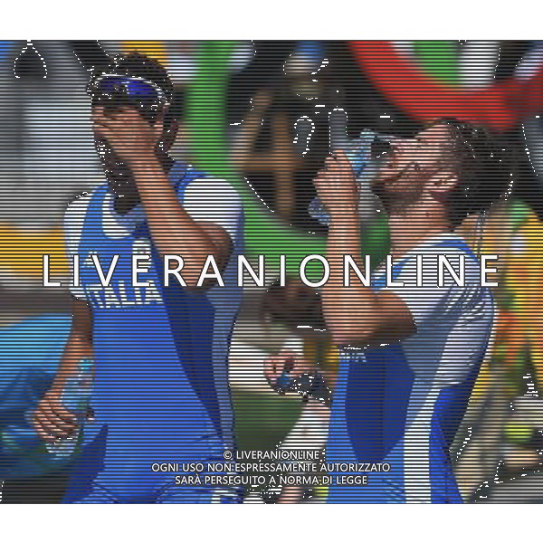 XXXI Olympic Games Giochi Olimpici Rio 2016 Rio de Janeiro - 11.08.2016 Canottaggio FInale 2 Senza Maschile Nella Foto:La gioia di Di Costanzo e Abagnale /Ph.Vitez-Ag. Aldo Liverani