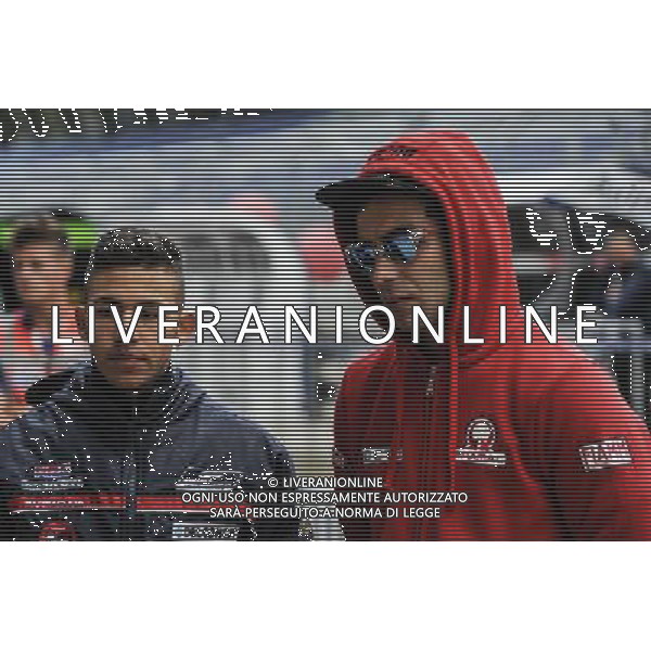 Danilo Petrucci e Enea Bastianini parlano in pit lane prima della conferenza stampa - Conferenza stampa del GP di Austria MOTOMONDIALE 11 Agosto 2016 ©Piazzolla/AGENZIA ALDO LIVERANI SAS