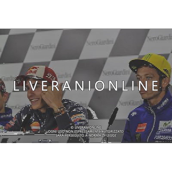 Valentino Rossi e Marc Marquez durante la conferenza stampa - Conferenza stampa del GP di Austria MOTOMONDIALE 11 Agosto 2016 ©Piazzolla/AGENZIA ALDO LIVERANI SAS
