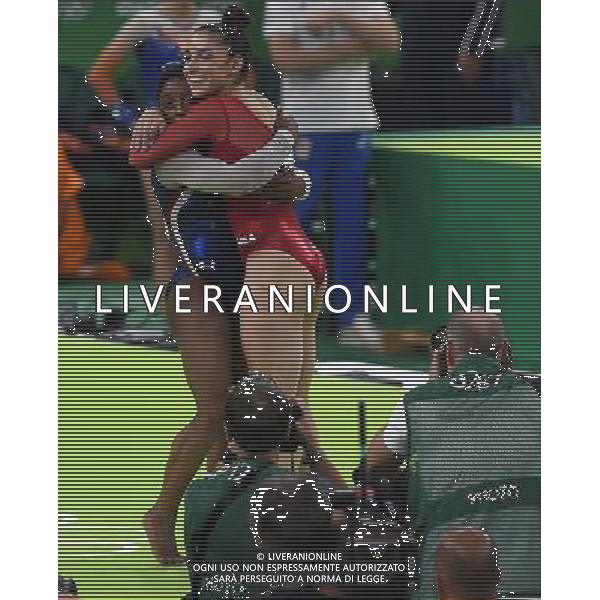 XXXI Olympic Games Giochi Olimpici Rio 2016 Rio de Janeiro - 11.08.2016 Finale Individuale di Ginnastica Artistica Femminile Nella Foto:Biles Simone e Raisman Alexandra /Ph.Vitez-Ag. Aldo Liverani
