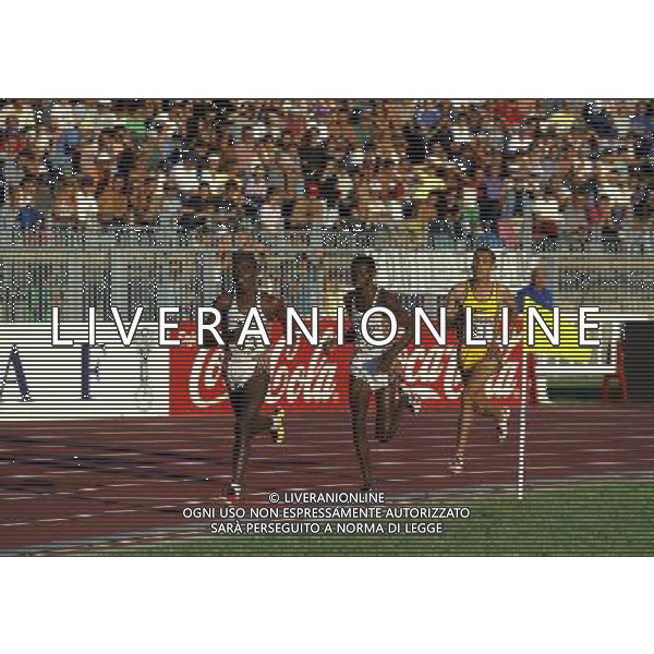 MILANO ARENA CIVICA IAAF GRAND PRIX 1996 NELLA FOTO N 34 DANIEL KOMEN - N 31 SALAH HISSOU E N 33 PAUL KOECH AG ALDO LIVERANI SAS