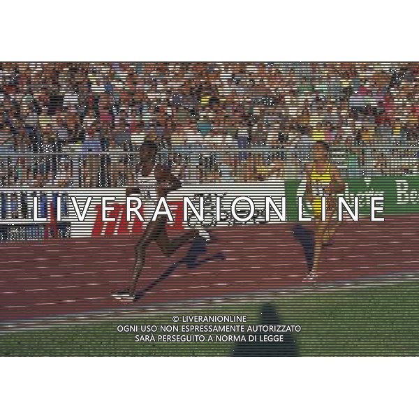 MILANO ARENA CIVICA IAAF GRAND PRIX 1996 NELLA FOTO N 34 DANIEL KOMEN - N 31 SALAH HISSOU AG ALDO LIVERANI SAS