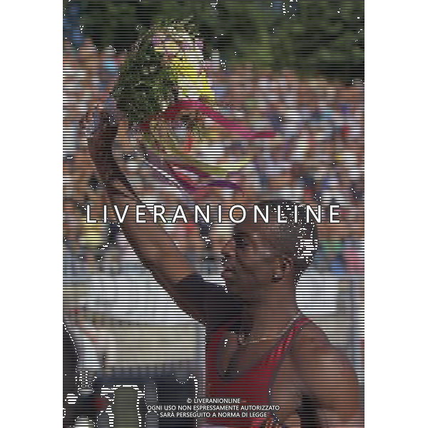 MILANO ARENA CIVICA IAAF GRAND PRIX 1996 NELLA FOTO michael johnson AG ALDO LIVERANI SAS