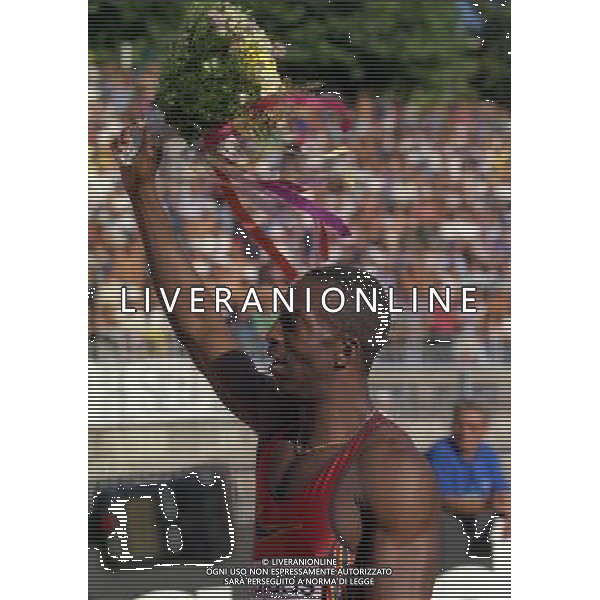 MILANO ARENA CIVICA IAAF GRAND PRIX 1996 NELLA FOTO michael johnson AG ALDO LIVERANI SAS