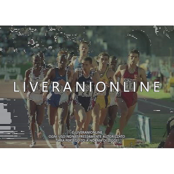 MILANO ARENA CIVICA IAAF GRAND PRIX 1996 NELLA FOTO num 24 nourredine morceli-num 18 hicham el guerroudj AG ALDO LIVERANI SAS