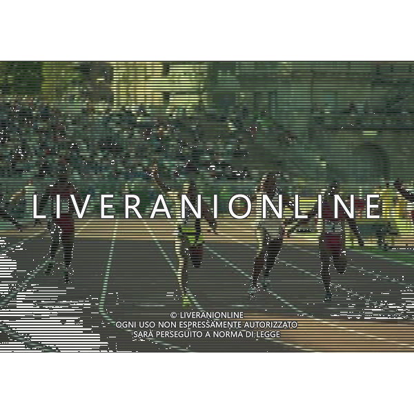 MILANO ARENA CIVICA IAAF GRAND PRIX 1996 NELLA FOTO num1 olapade adeniken-num 7 dennis mitchell-num 2 donovan bailey-num 4 jon drummond AG ALDO LIVERANI SAS